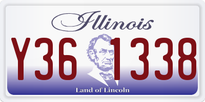 IL license plate Y361338
