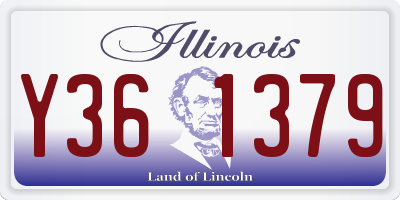 IL license plate Y361379