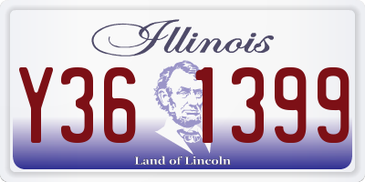 IL license plate Y361399