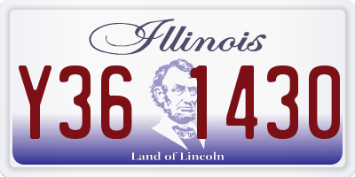 IL license plate Y361430