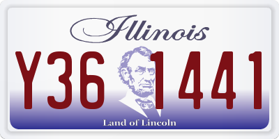 IL license plate Y361441