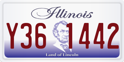 IL license plate Y361442