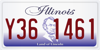 IL license plate Y361461