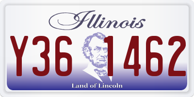 IL license plate Y361462