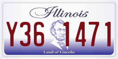 IL license plate Y361471