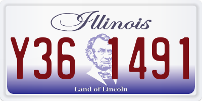 IL license plate Y361491
