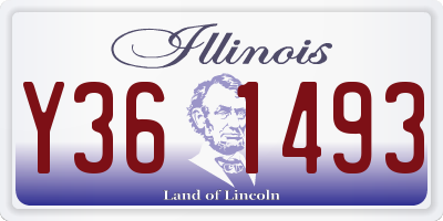 IL license plate Y361493