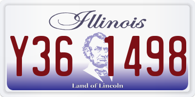 IL license plate Y361498