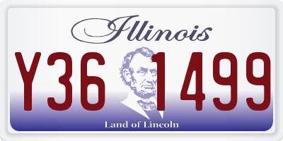 IL license plate Y361499