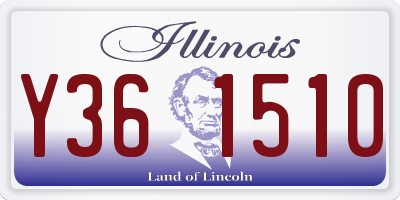 IL license plate Y361510