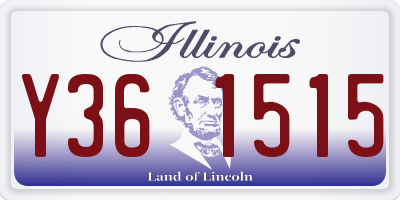 IL license plate Y361515