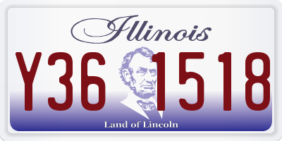 IL license plate Y361518