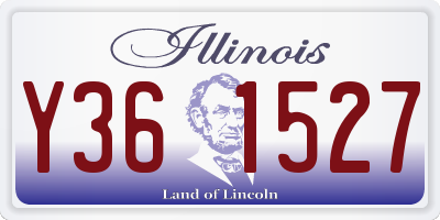 IL license plate Y361527