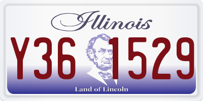 IL license plate Y361529