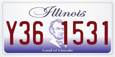 IL license plate Y361531