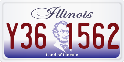 IL license plate Y361562