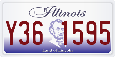 IL license plate Y361595