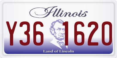 IL license plate Y361620