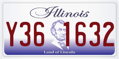 IL license plate Y361632