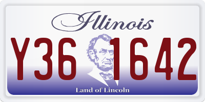 IL license plate Y361642