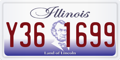 IL license plate Y361699