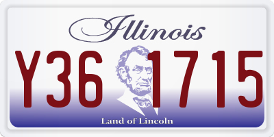IL license plate Y361715