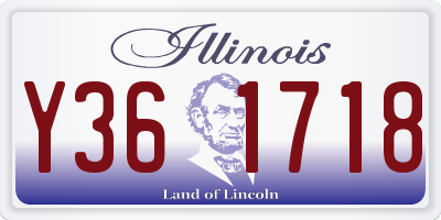 IL license plate Y361718