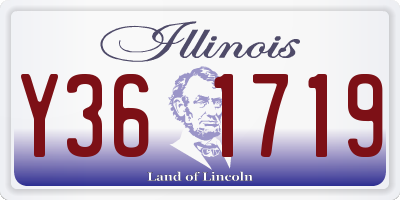 IL license plate Y361719