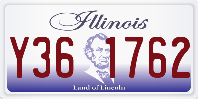 IL license plate Y361762