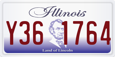 IL license plate Y361764