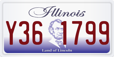 IL license plate Y361799