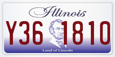 IL license plate Y361810