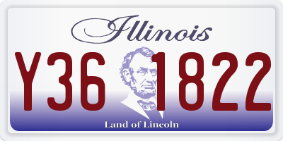 IL license plate Y361822