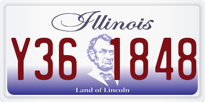 IL license plate Y361848