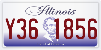 IL license plate Y361856