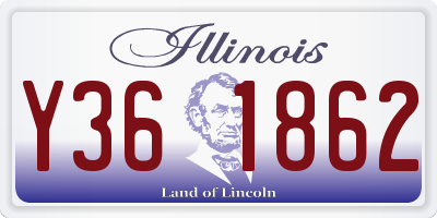 IL license plate Y361862