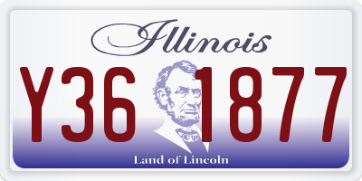 IL license plate Y361877