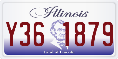 IL license plate Y361879