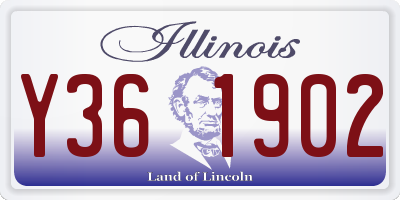 IL license plate Y361902