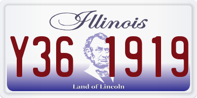 IL license plate Y361919
