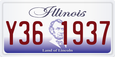 IL license plate Y361937