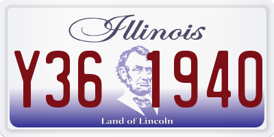 IL license plate Y361940