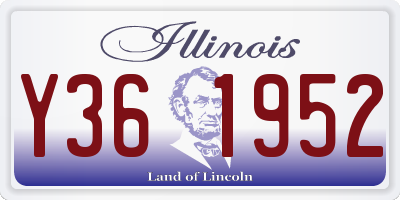 IL license plate Y361952