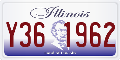 IL license plate Y361962