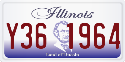 IL license plate Y361964