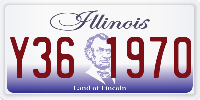IL license plate Y361970