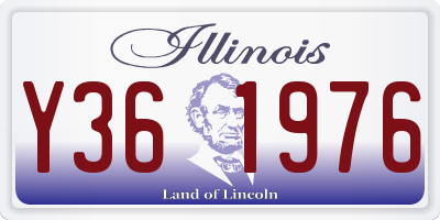 IL license plate Y361976