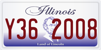 IL license plate Y362008