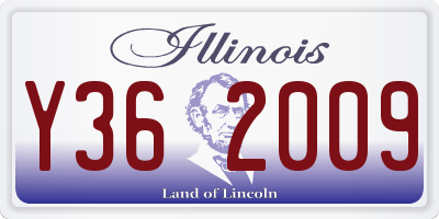 IL license plate Y362009