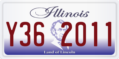 IL license plate Y362011